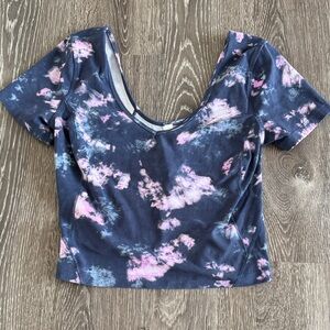 Lululemon Tie Dye Cropped Top